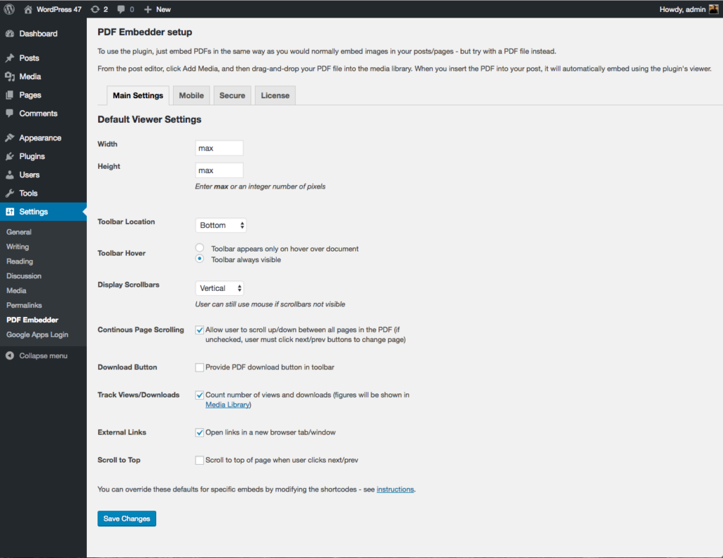 wp pdf embedder